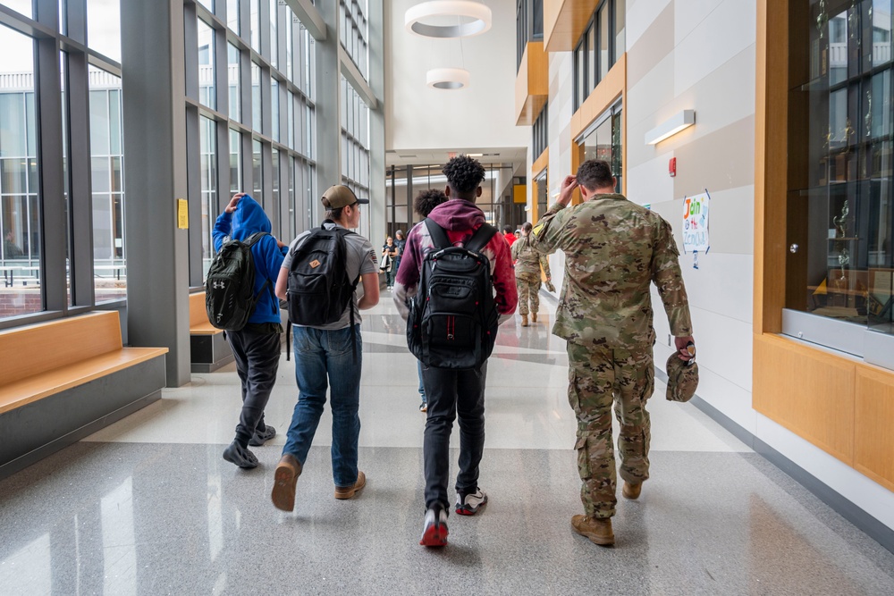 Army leaders showcase medical materiel development careers for Frederick-area high schoolers