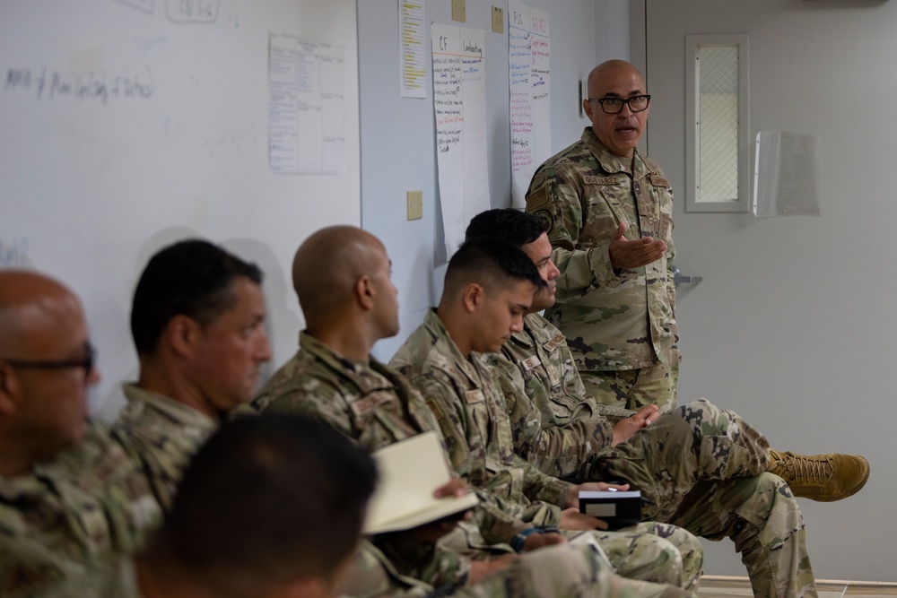 156th Wing Emergency Management Meeting with NGB personnel