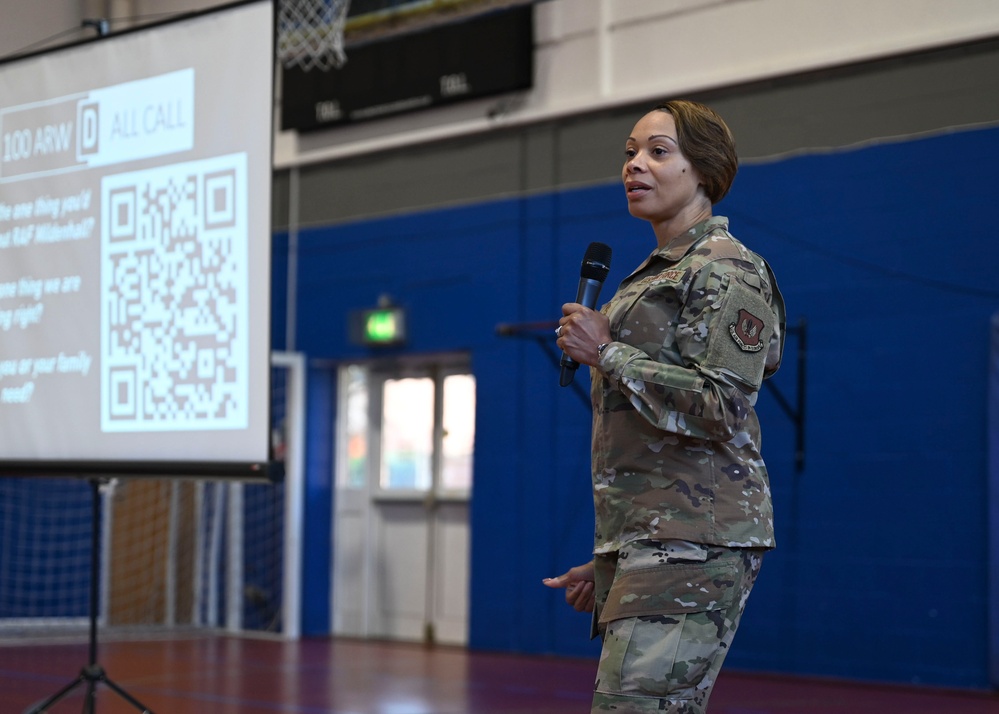 100 ARW command team outlines priorities at first all-call