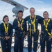 USS Ronald Reagan (CVN 76) Sailors conduct maintenance while working aloft