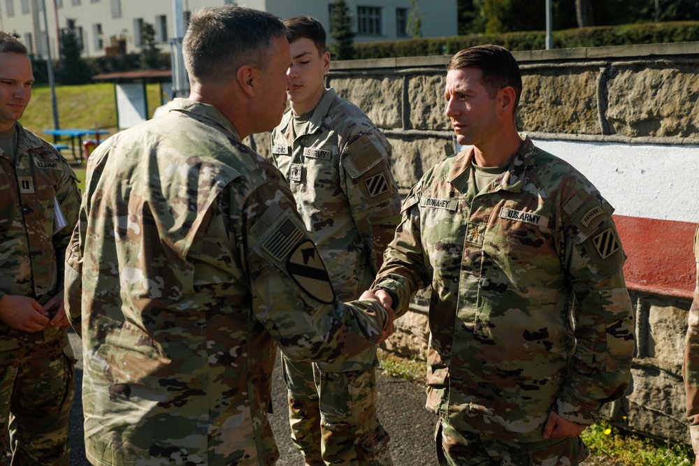 3rd Infantry Division Coin Recognition at Boleslawiec, Poland