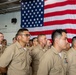 USS Ronald Reagan (CVN 76) advances 66 Chief Petty Officers during ceremony