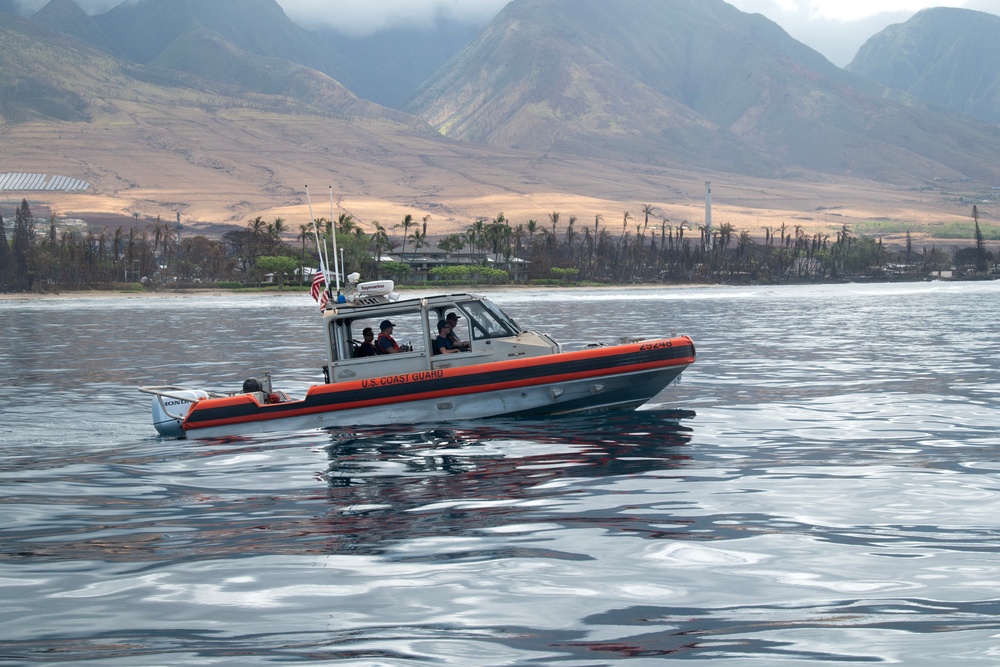 U.S. Coast Guard enforces safety zone off Maui