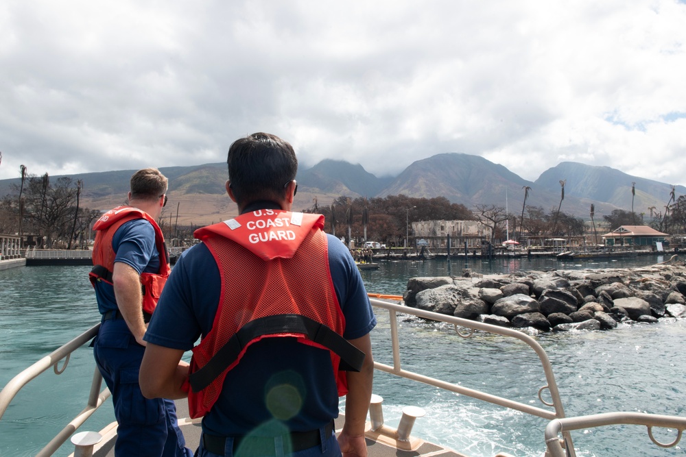 U.S. Coast Guard enforces safety zone off Maui