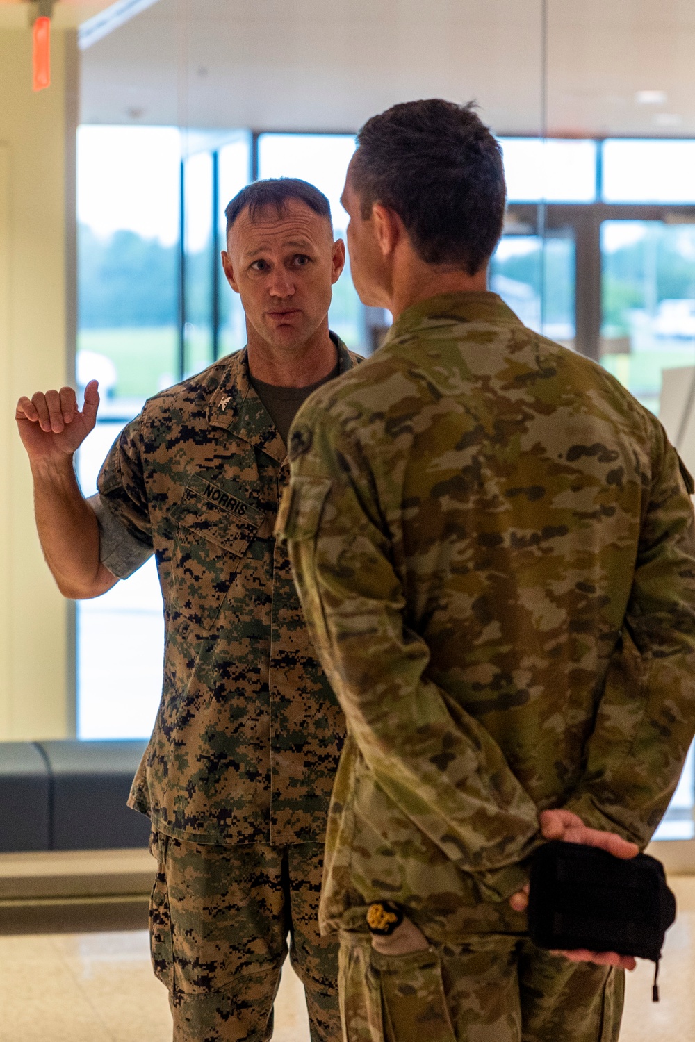 Australian Special Operations Director General visits MARSOC