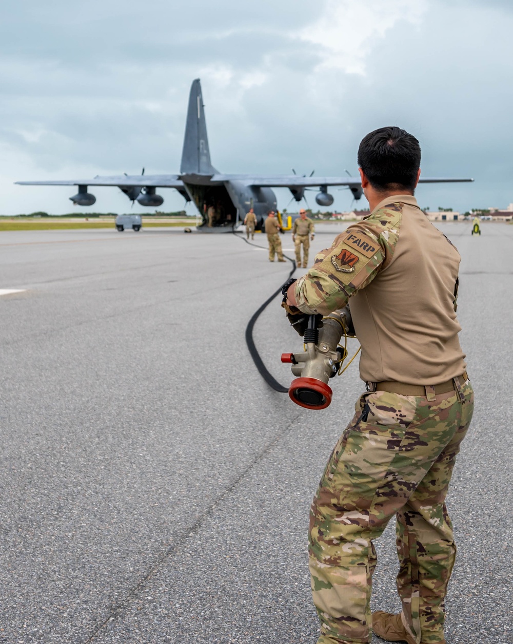 39th RQS and 23rd LRS conduct Forward Area Refueling Point training