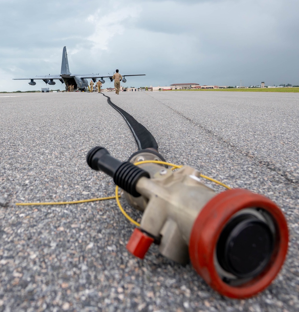 39th RQS and 23rd LRS conduct Forward Area Refueling Point training