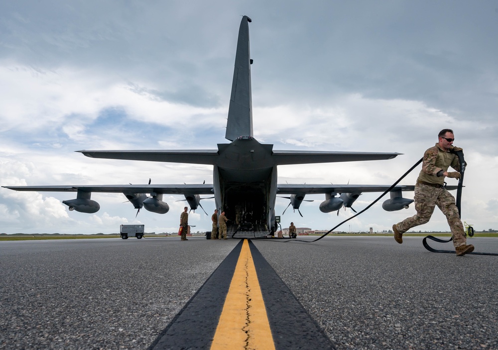 39th RQS and 23rd LRS conduct Forward Area Refueling Point training