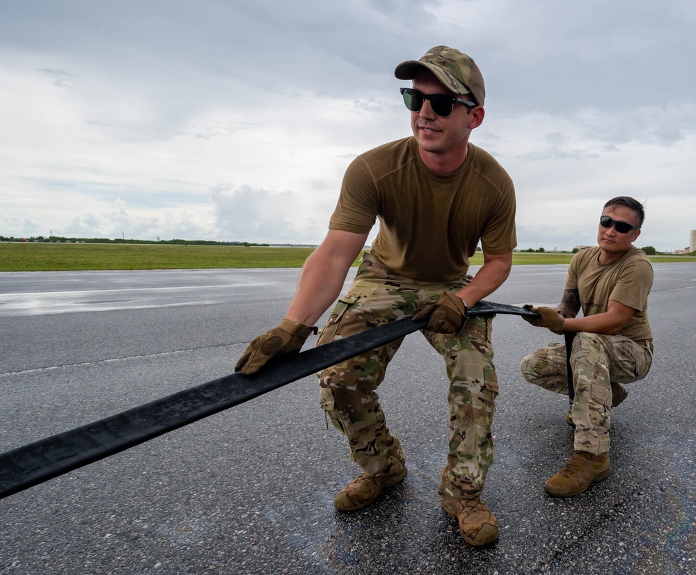 39th RQS and 23rd LRS conduct Forward Area Refueling Point training