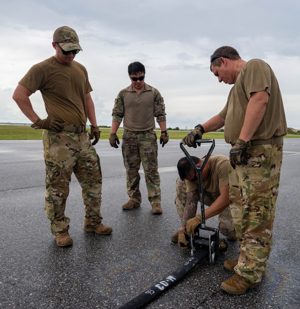 39th RQS and 23rd LRS conduct Forward Area Refueling Point training