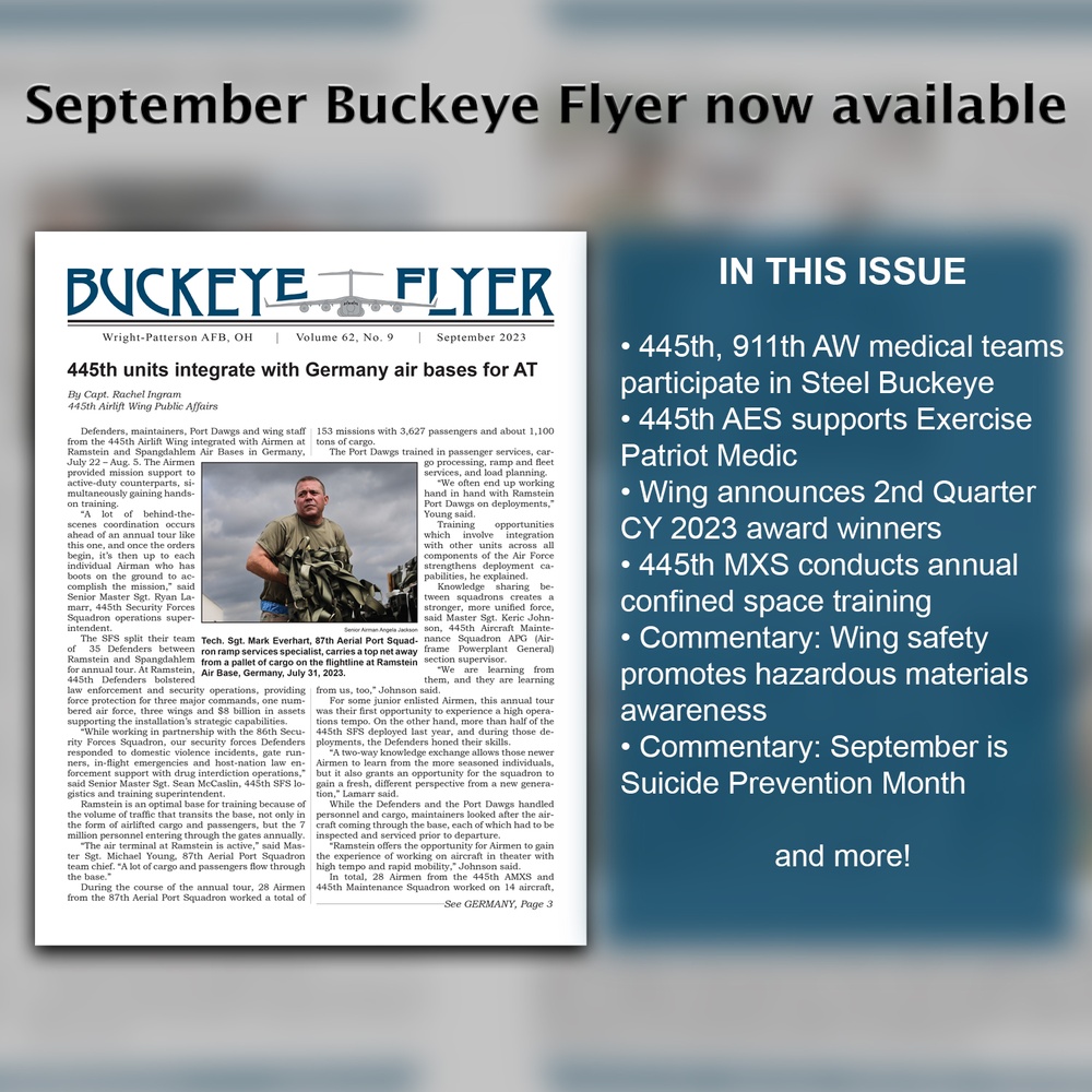 September Buckeye Flyer now available