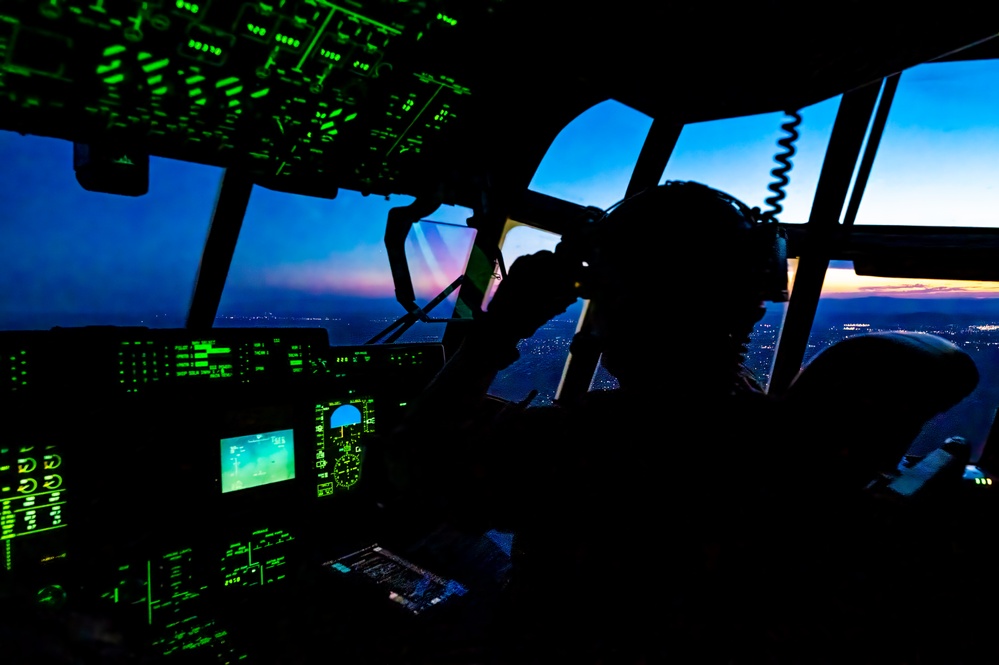 415 Special Operations Squadron conducts night flight