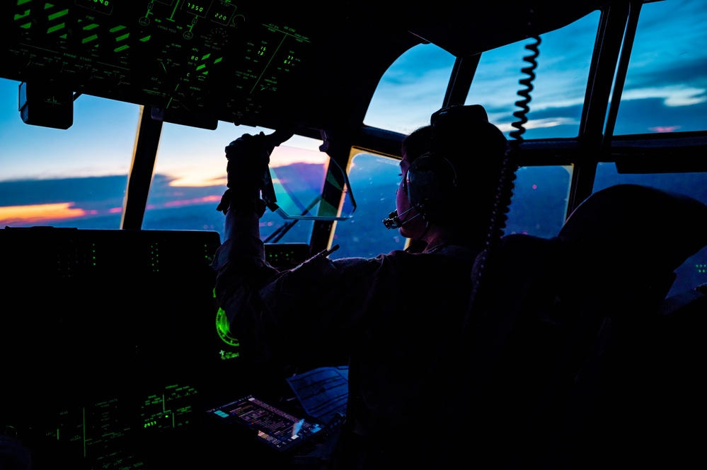 415 Special Operations Squadron conducts night flight