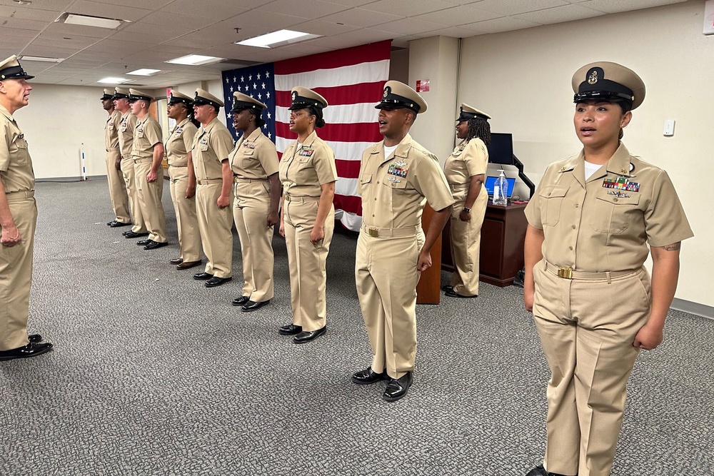 Chief petty officer pinning ceremony