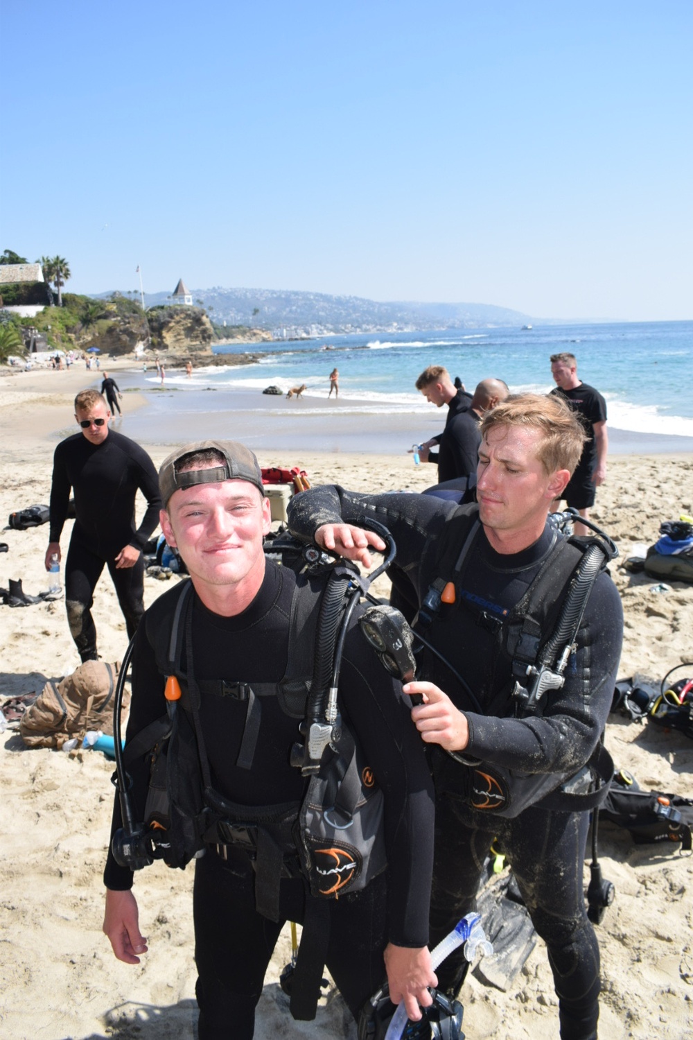 Fort Irwin Soldiers earn diving certification through BOSS