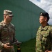 JGSDF 5th Brigade Headquarters Chief of Staff visits Camp Amami during Orient Shield 2023