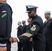 USS Air Dept Conducts Uniform Inspection