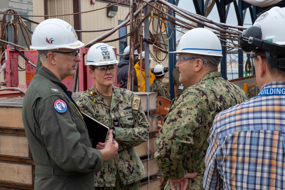 DVIDS - Images - Acting NAVSEA Visits Future USS John F. Kennedy (CVN ...