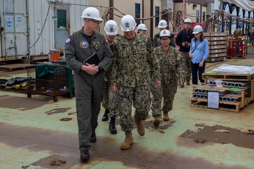 Acting NAVSEA Visits Future USS John F. Kennedy (CVN 79)