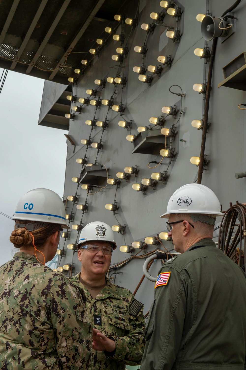 Acting NAVSEA Visits Future USS John F. Kennedy (CVN 79)