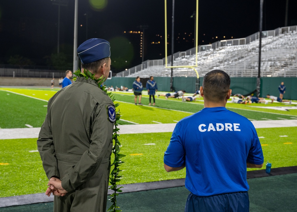 US Air Force leader from Hawaii returns to visit local students