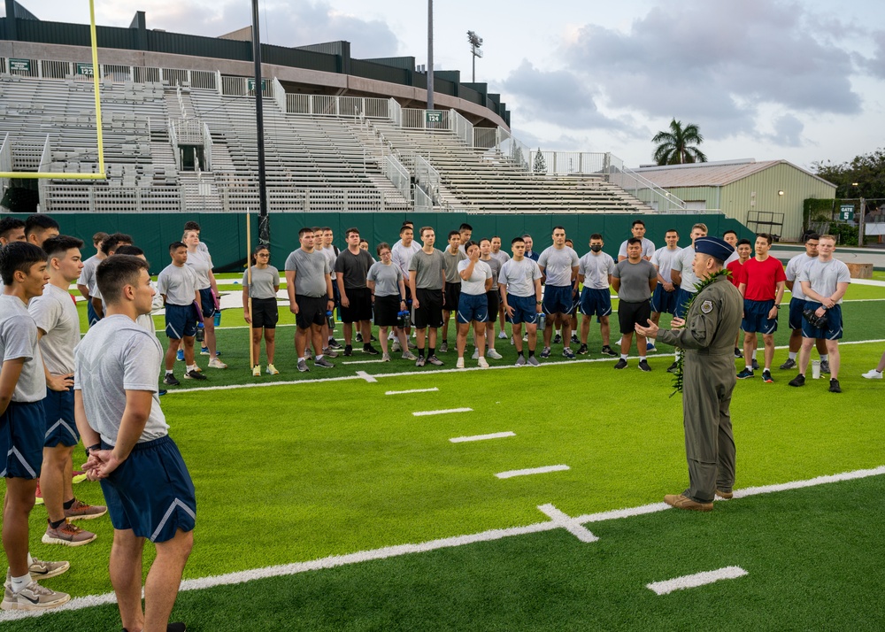 US Air Force leader from Hawaii returns to visit local students