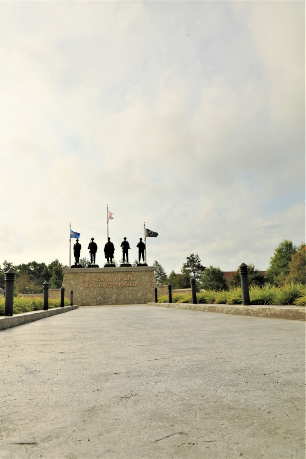 Fort McCoy’s Veterans Memorial Plaza was dedicated in 2009; serves as center point for McCoy activities