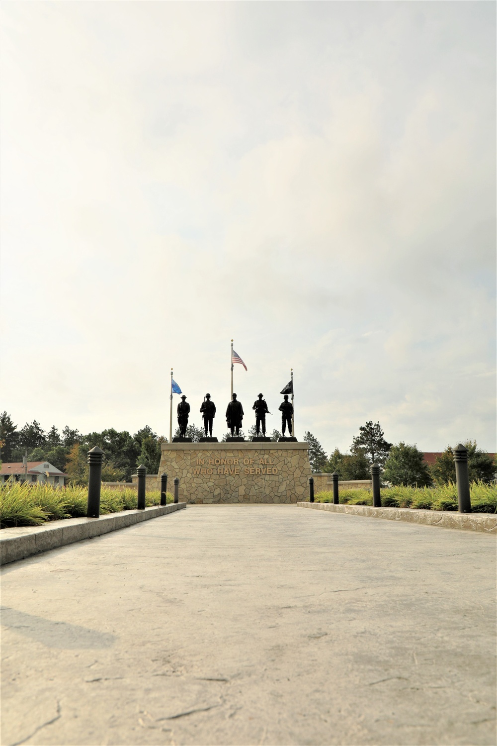 Fort McCoy’s Veterans Memorial Plaza was dedicated in 2009; serves as center point for McCoy activities