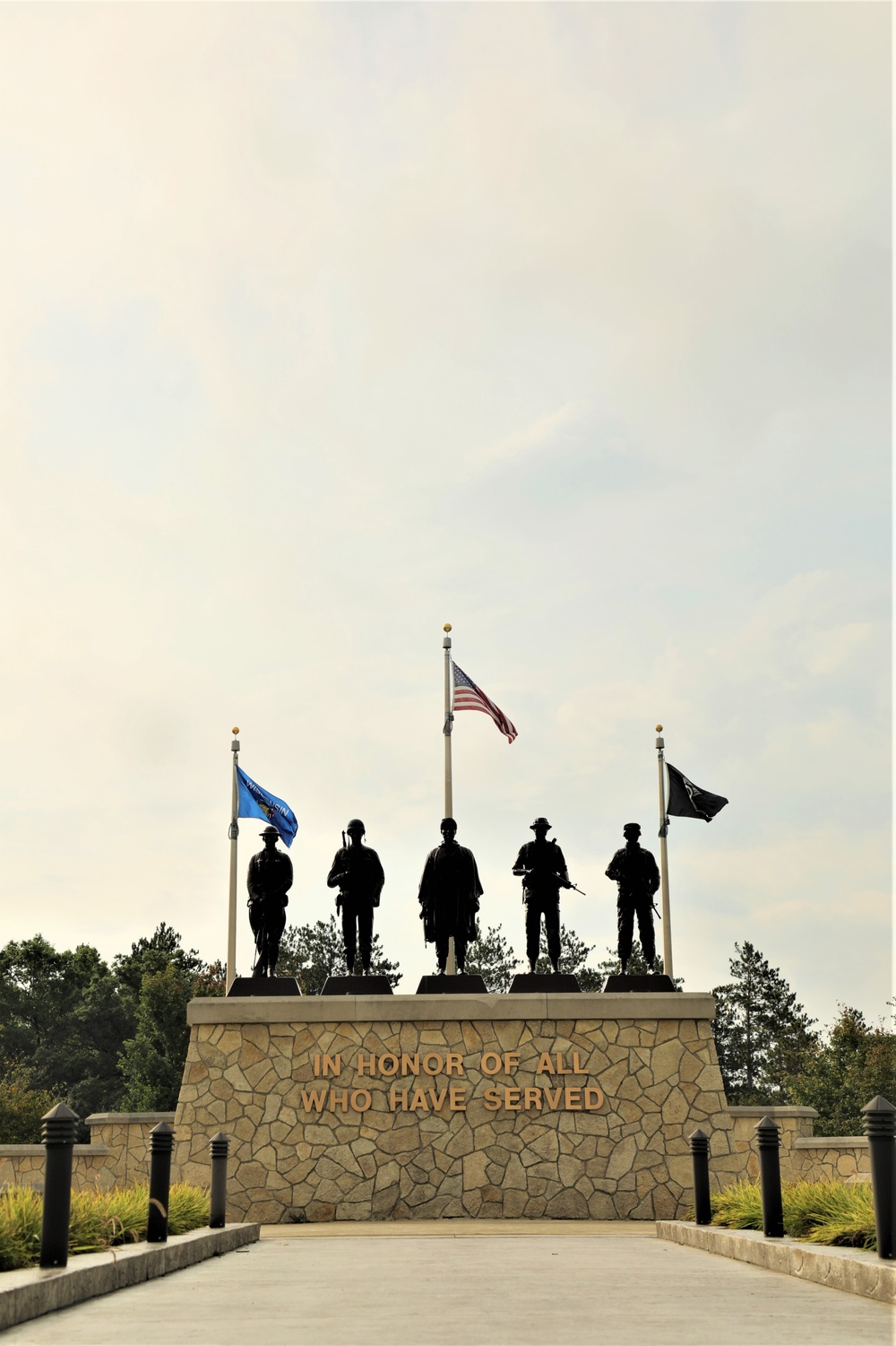 Fort McCoy’s Veterans Memorial Plaza was dedicated in 2009; serves as center point for McCoy activities