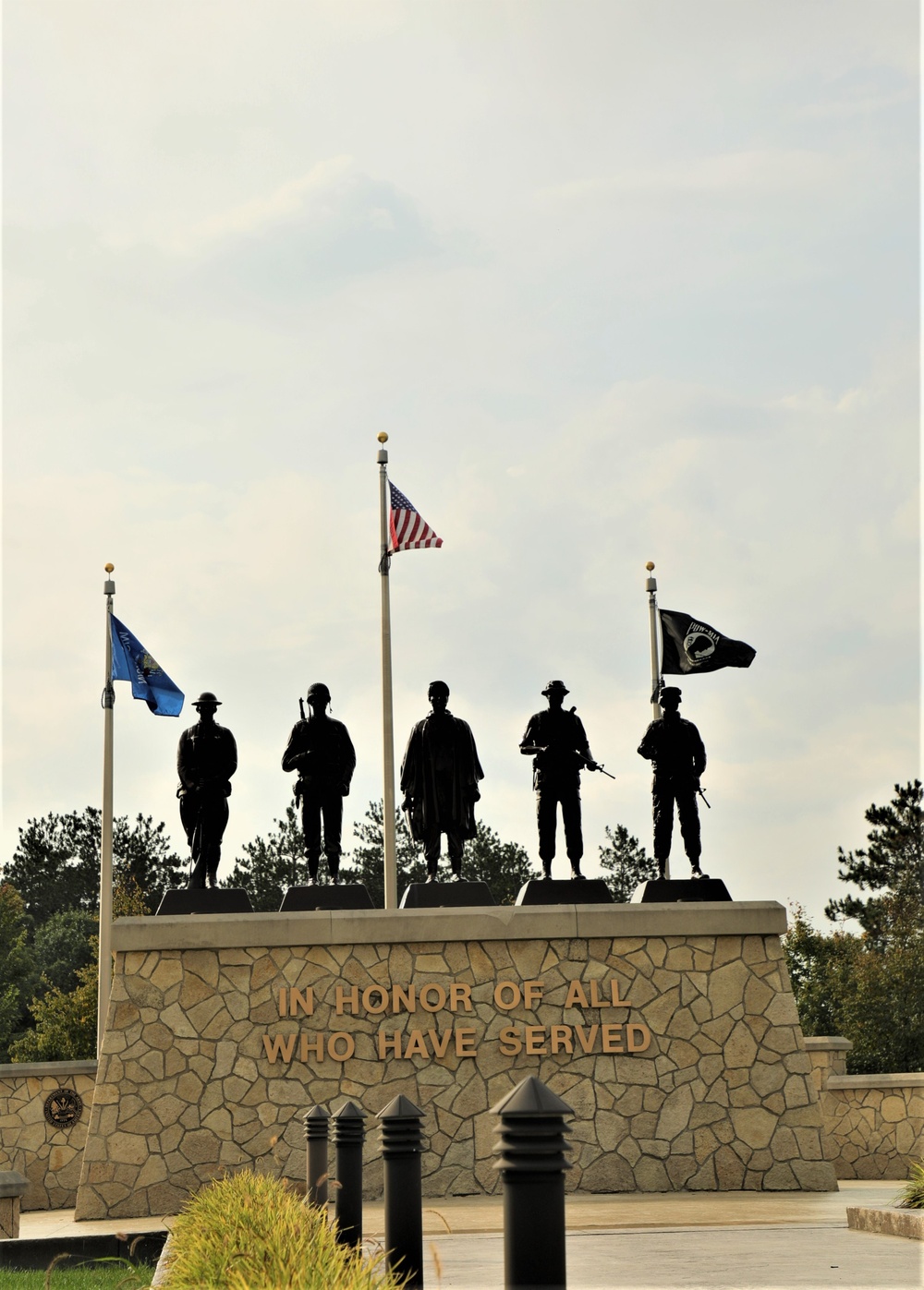 Fort McCoy’s Veterans Memorial Plaza was dedicated in 2009; serves as center point for McCoy activities