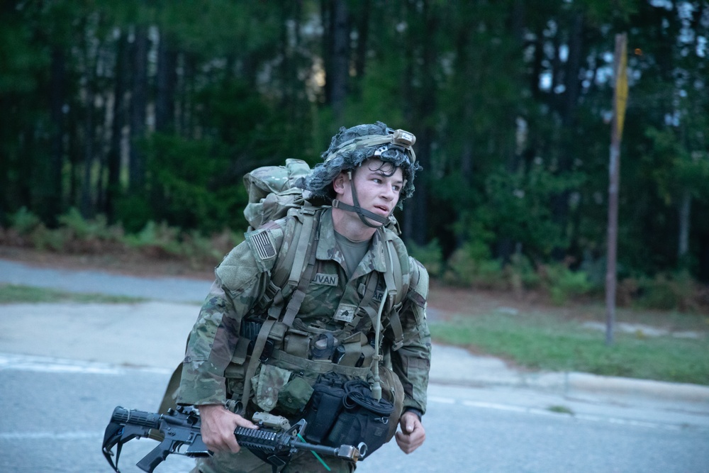 82nd Airborne Division Paratroopers Participates in a 12-mile Ruck March