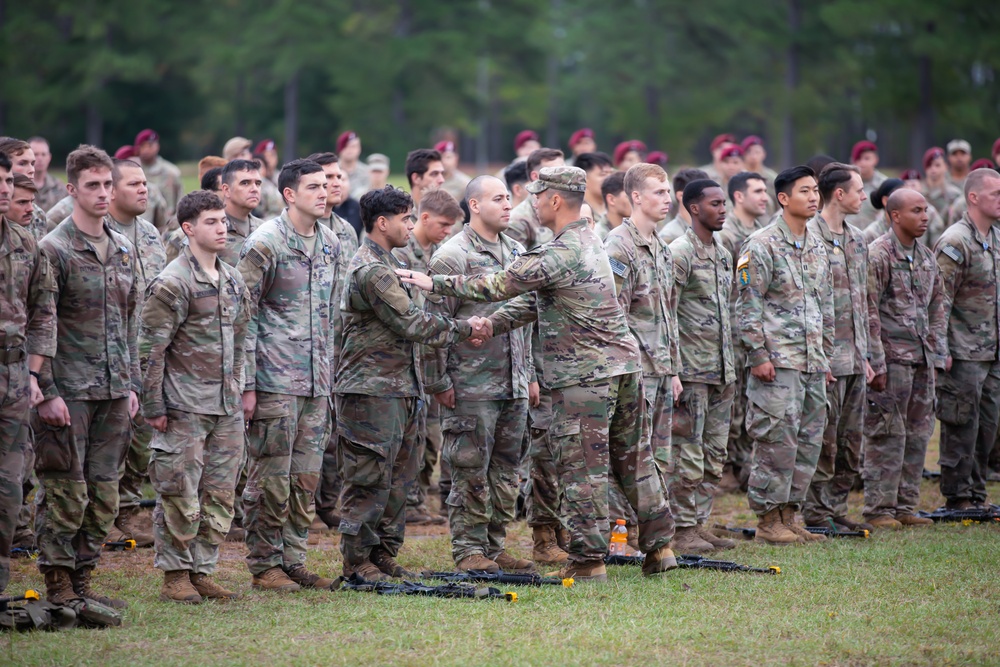 82nd Airborne Division Paratroopers Participates in a 12-mile Ruck March