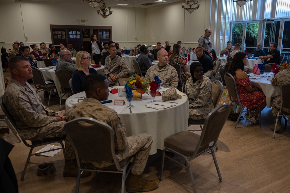ASYMCA honors MCAGCC Service Members of the Quarter