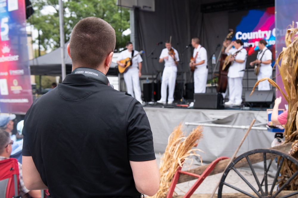 U.S. Navy Band Country Current at World of Bluegrass festival