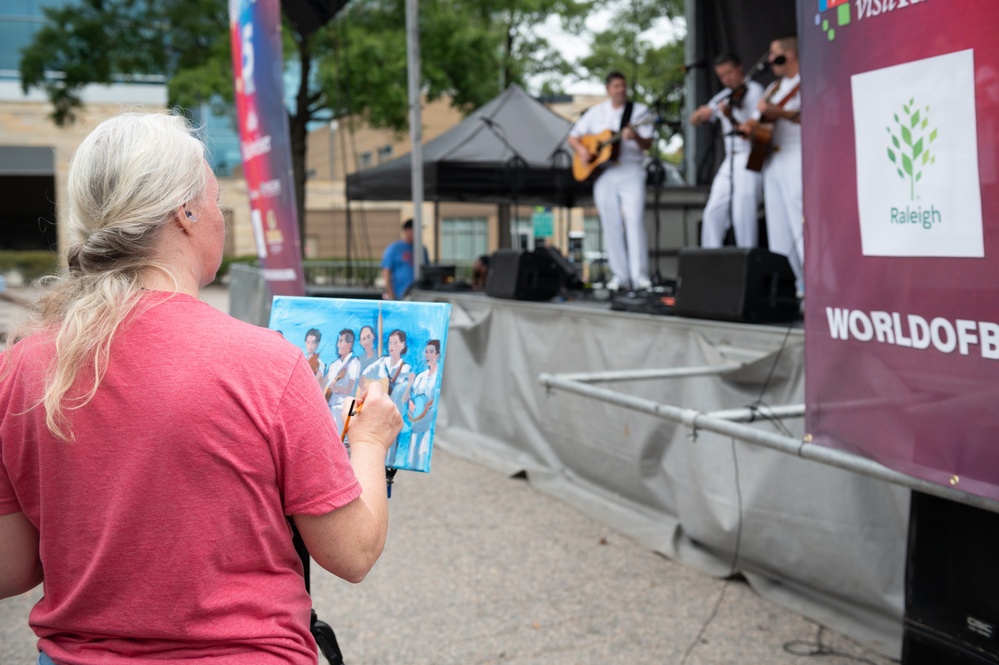 U.S. Navy Band Country Current at World of Bluegrass festival