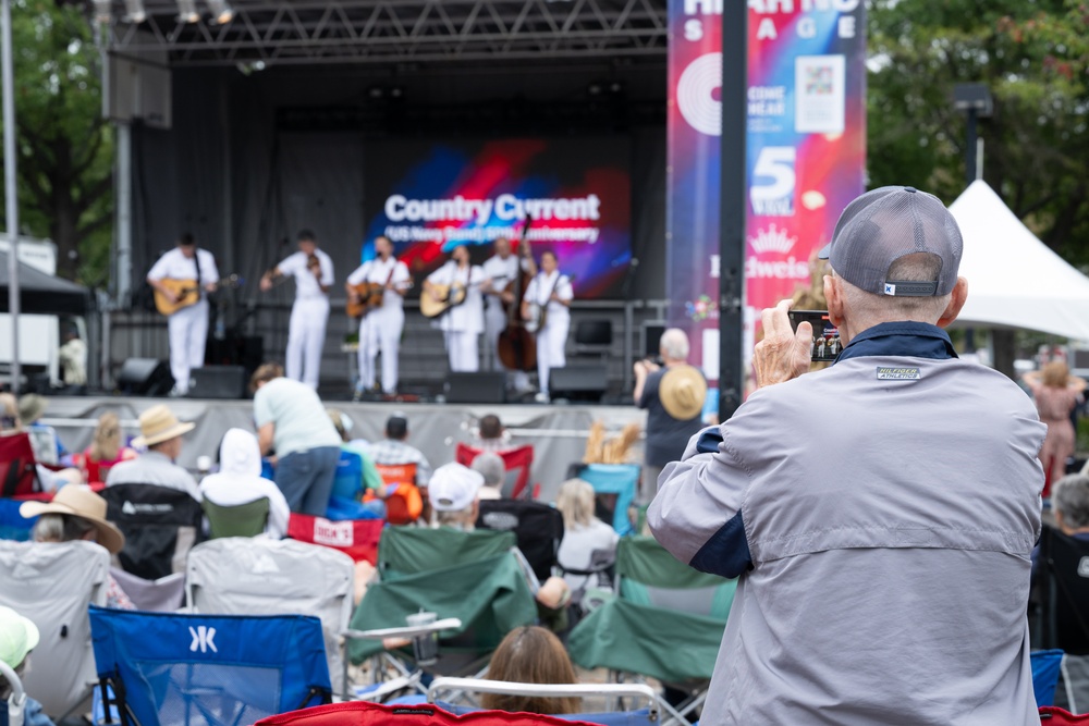 U.S. Navy Band Country Current at World of Bluegrass festival