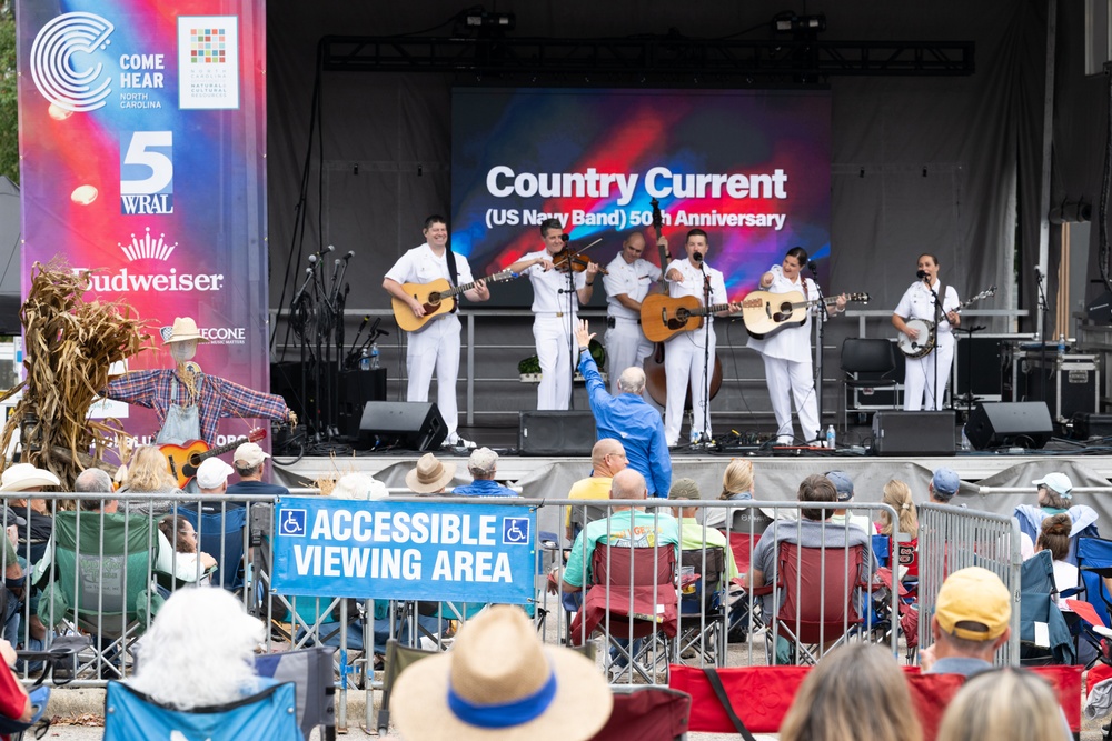 U.S. Navy Band Country Current at World of Bluegrass festival