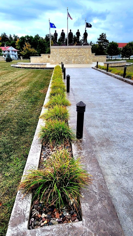 Fort McCoy’s Veterans Memorial Plaza was dedicated in 2009; serves as center point for McCoy activities