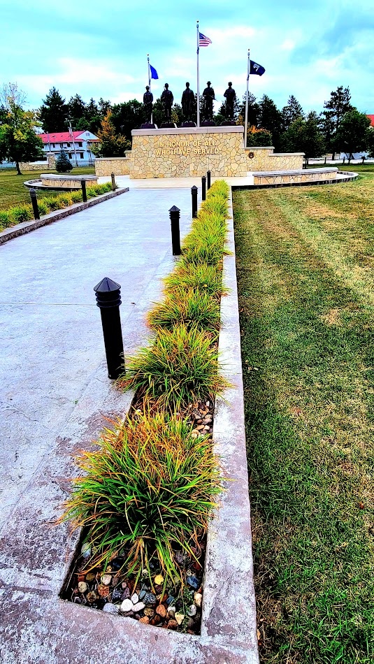 Fort McCoy’s Veterans Memorial Plaza was dedicated in 2009; serves as center point for McCoy activities