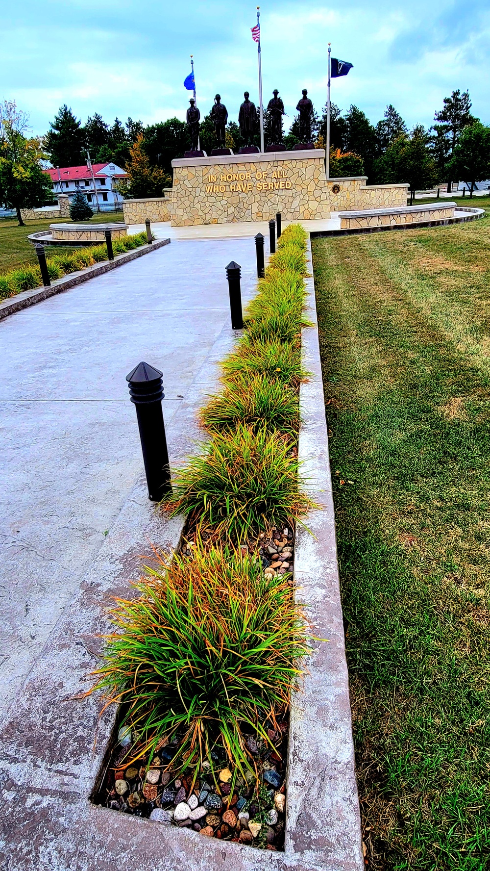 Fort McCoy’s Veterans Memorial Plaza was dedicated in 2009; serves as center point for McCoy activities