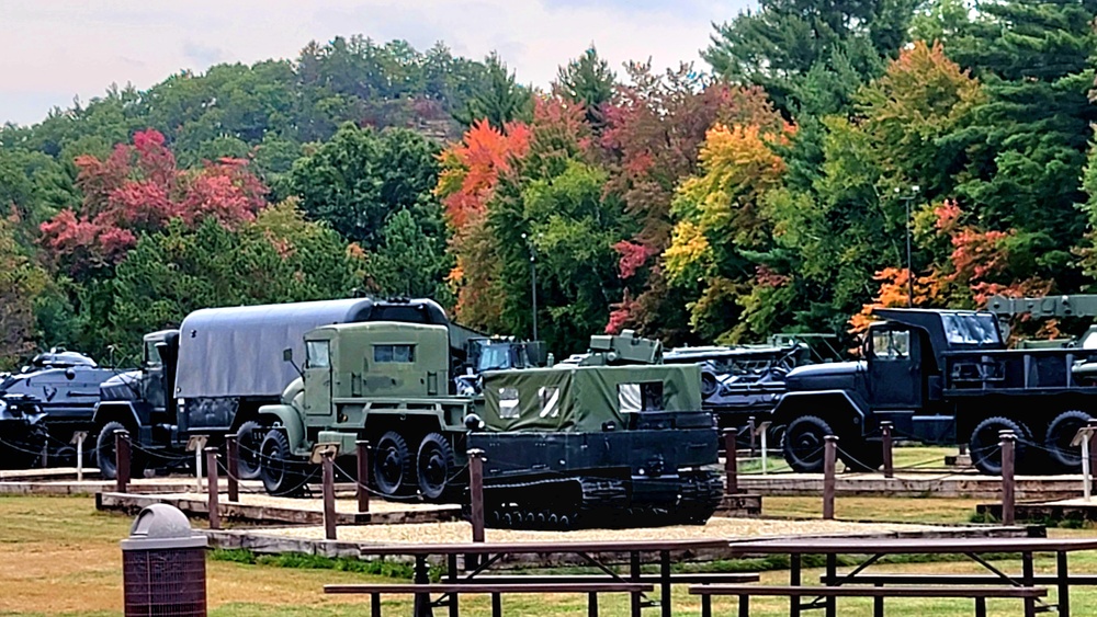 Fort McCoy’s Equipment Park offers place to see history, fall colors during October