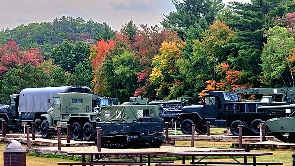 Fort McCoy’s Equipment Park offers place to see history, fall colors during October