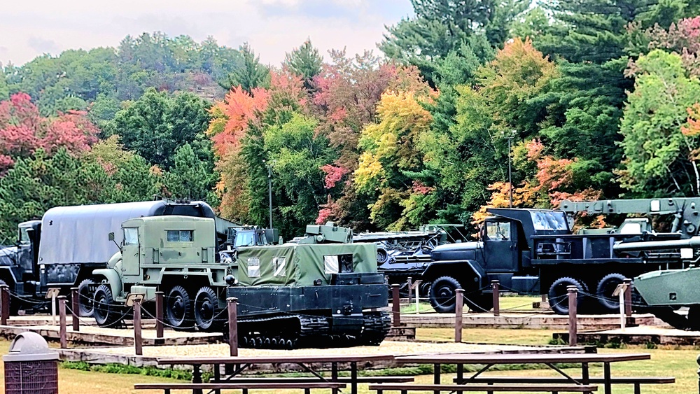 Fort McCoy’s Equipment Park offers place to see history, fall colors during October