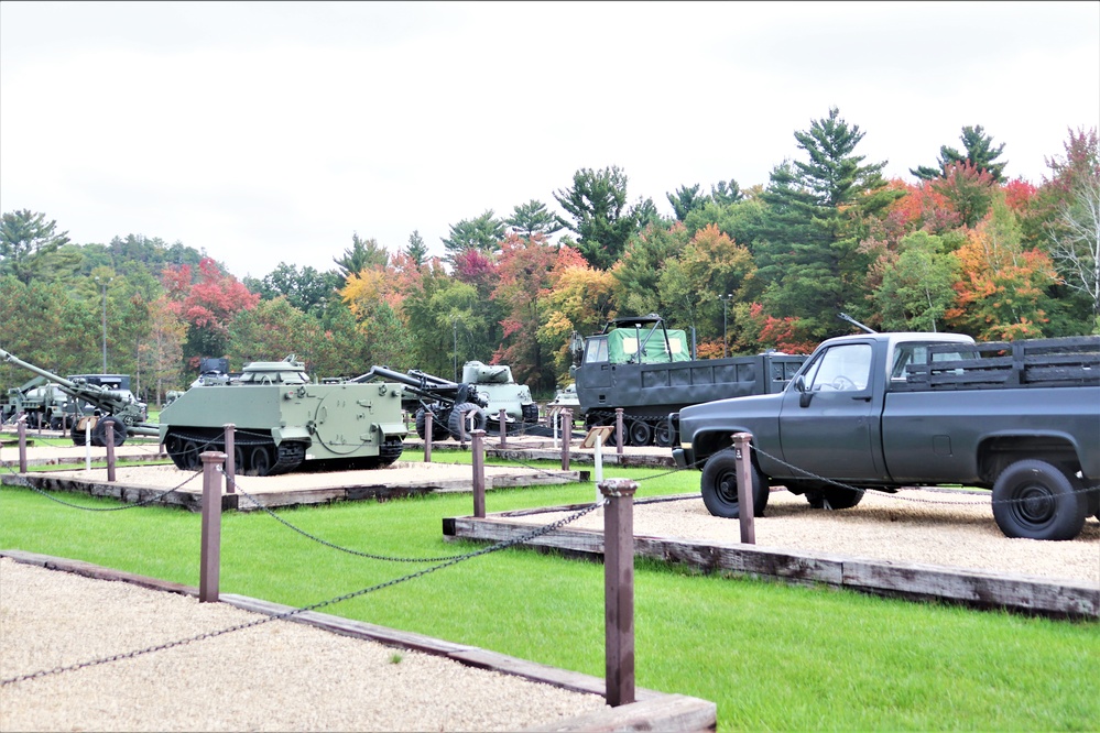 Fort McCoy’s Equipment Park offers place to see history, fall colors during October