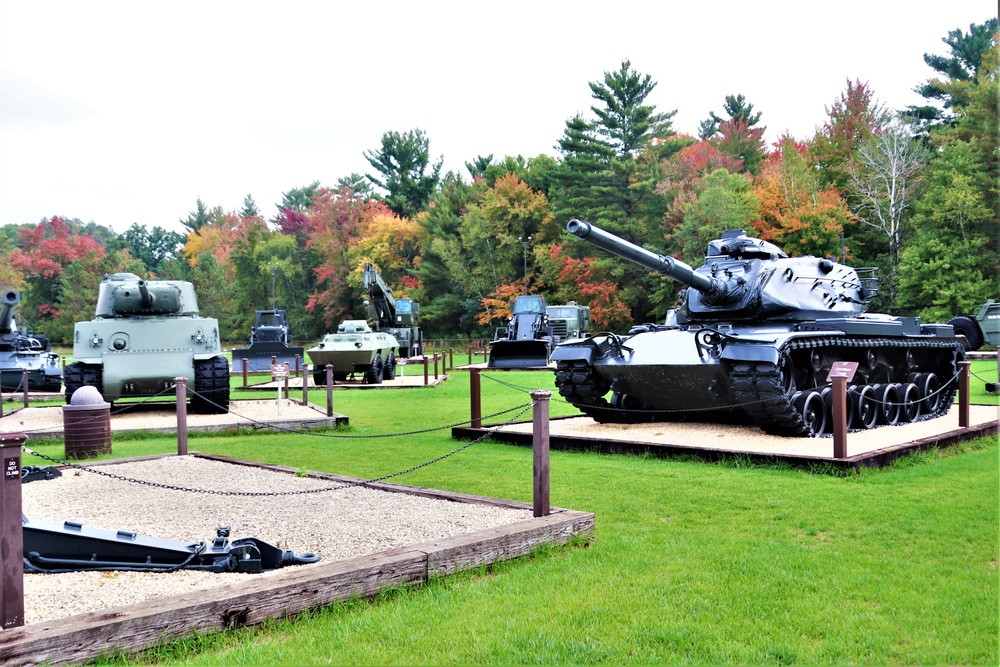 Fort McCoy’s Equipment Park offers place to see history, fall colors during October