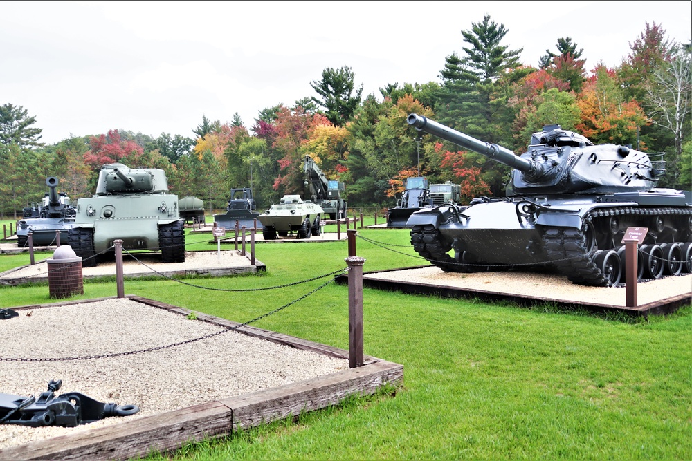 Fort McCoy’s Equipment Park offers place to see history, fall colors during October