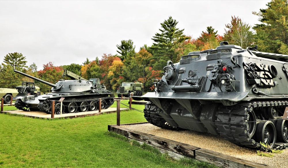 Fort McCoy’s Equipment Park offers place to see history, fall colors during October