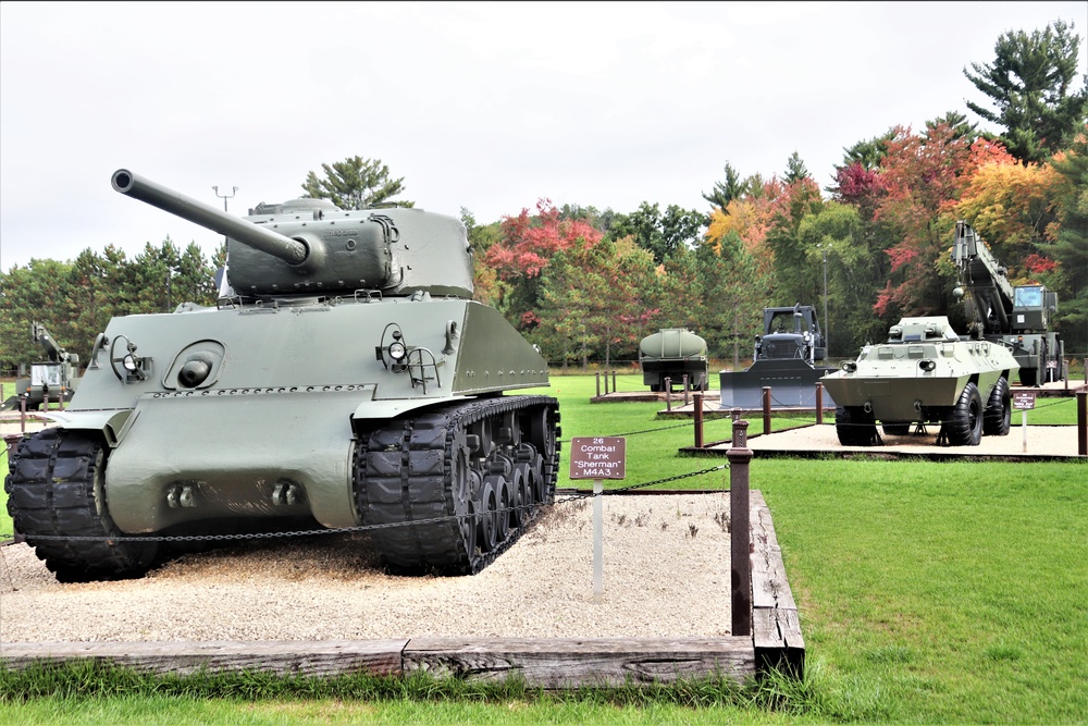 Fort McCoy’s Equipment Park offers place to see history, fall colors during October