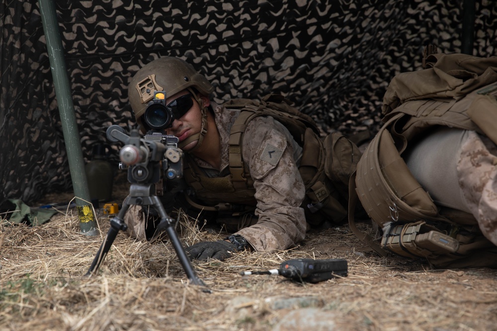 11th Marine Regiment maintains security during Fall FIREX 23