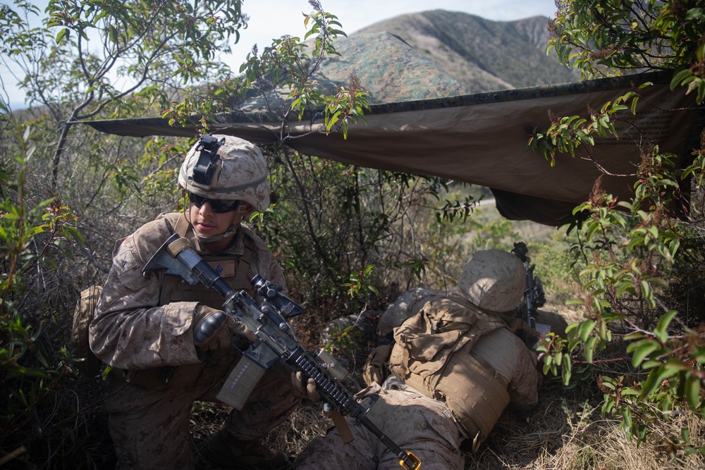11th Marine Regiment maintains security during Fall FIREX 23